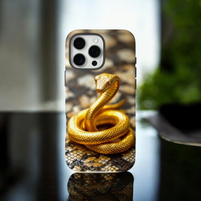 Golden Snake Scale Case-Mate iPhone Hülle (Von Creator hochgeladen)