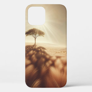 Golden Solitude Tree Phone Case - Afrikanische Sav