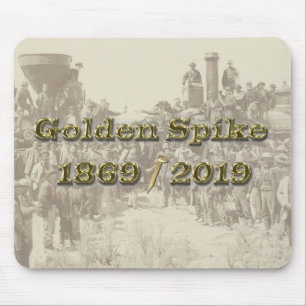 Golden Spike Transcontinental Eisenbahn Sesquincen Mousepad