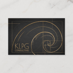 Golden Spiral Wave Visitenkarte