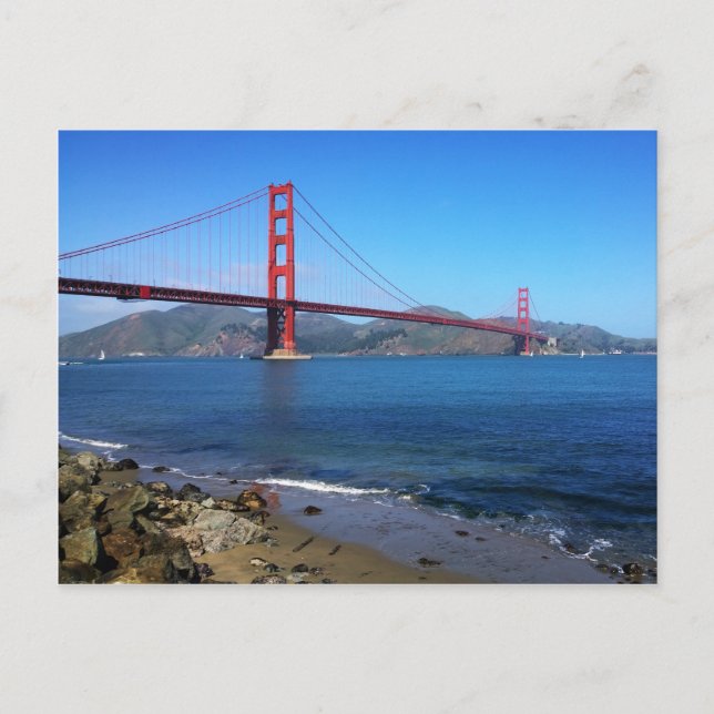 Golden Staat Bridge - San Francisco, Kalifornien Postkarte (Vorderseite)