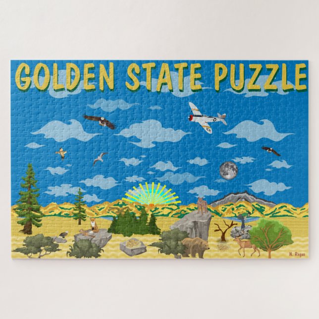 Golden Staat Puzzle (Horizontal)