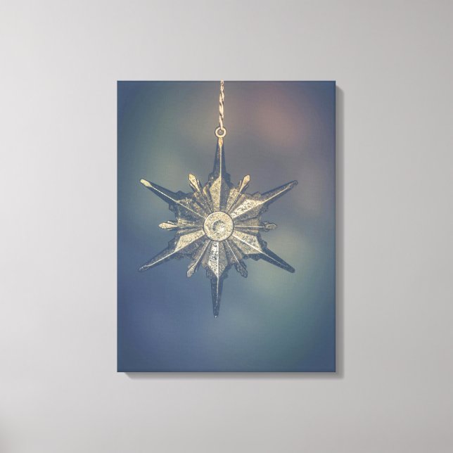 Golden Star 18" * 24" Starke Canvas Print Leinwanddruck (Vorderseite)