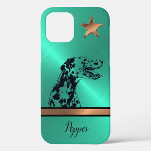 Golden Star Dalmatiner Dog iPhone Case