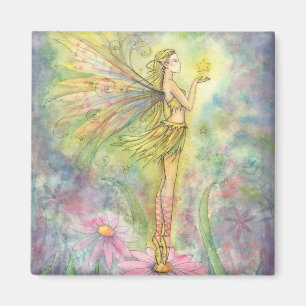 Golden Star Fairy Magnet