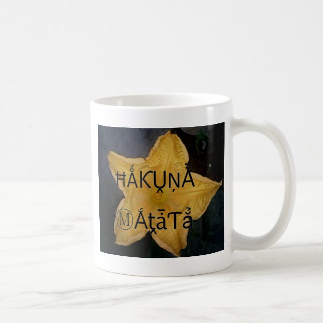 Golden Star Hakuna Matata Kunstdruckerei Kaffeetasse (Rechts)
