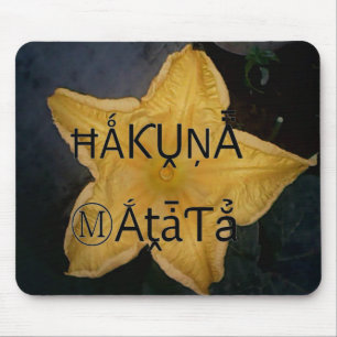 Golden Star Hakuna Matata Kunstdruckerei Mousepad