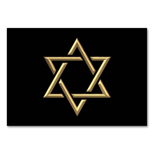 Golden Star von David Tischnummer (Vorderseite)