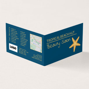 Golden Starfish, Beautician, Loyalty Card Visitenkarten