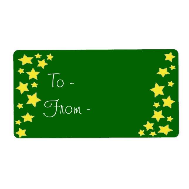 Golden Stars Geschenkegel (Vorne)