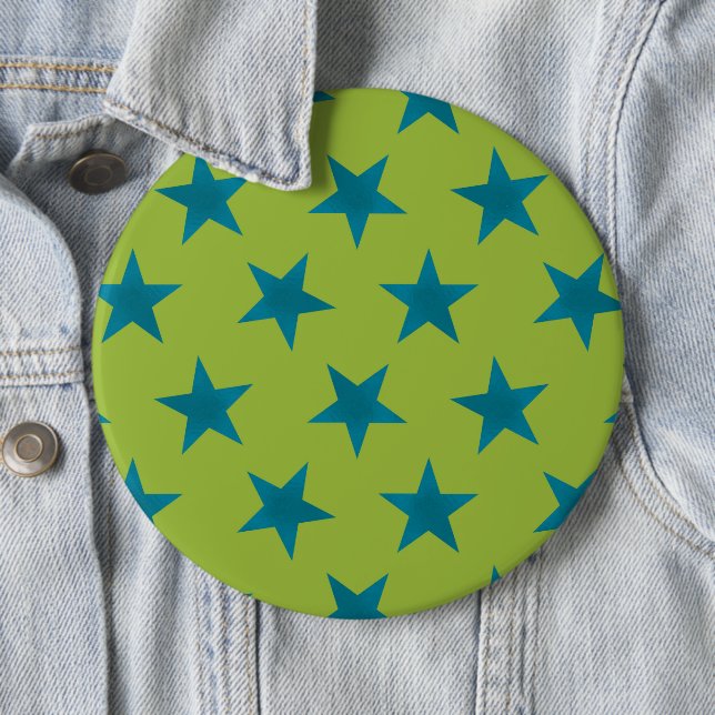 Golden Stars Muster 20 Button (Beispiel)