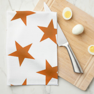 Golden Stars Muster 6 Geschirrtuch