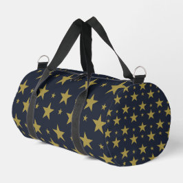 Golden Stars on Navy Blue - Elegant und zeitlos Duffle Bag