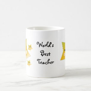 Golden Stars - Weltbester Lehrer Becher Kaffeetasse