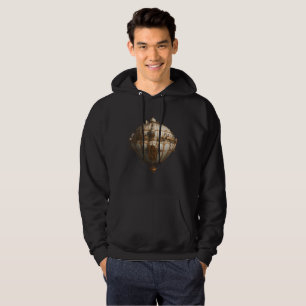 Golden Steampunk Luftschiff Hoodie