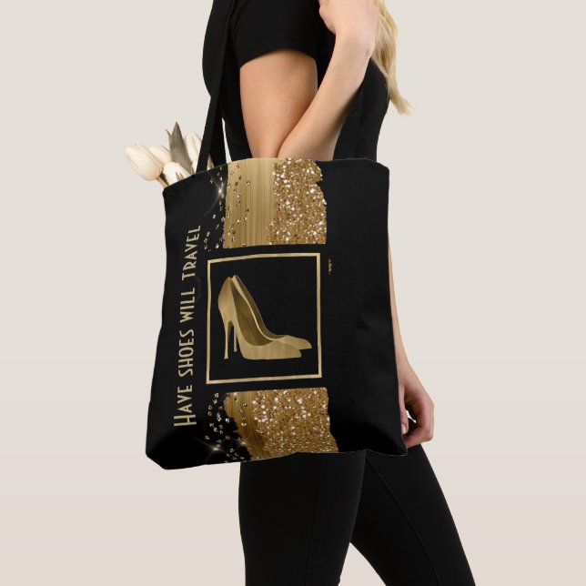 Golden Stiletto Heelses Tote Tasche (Von Nahem)