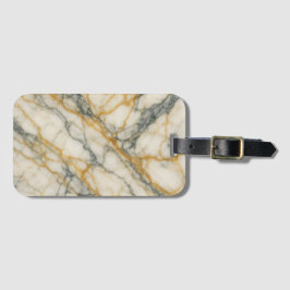 Golden Stratum Marble Texture Gepäckanhänger