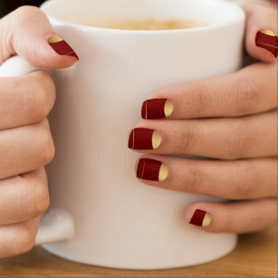 Golden Stripes 2 - Minx Nails Minx Nagelkunst