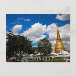Golden Stupa in Bangkok Postkarte