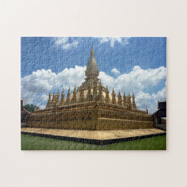 golden stupa laos puzzle (Horizontal)