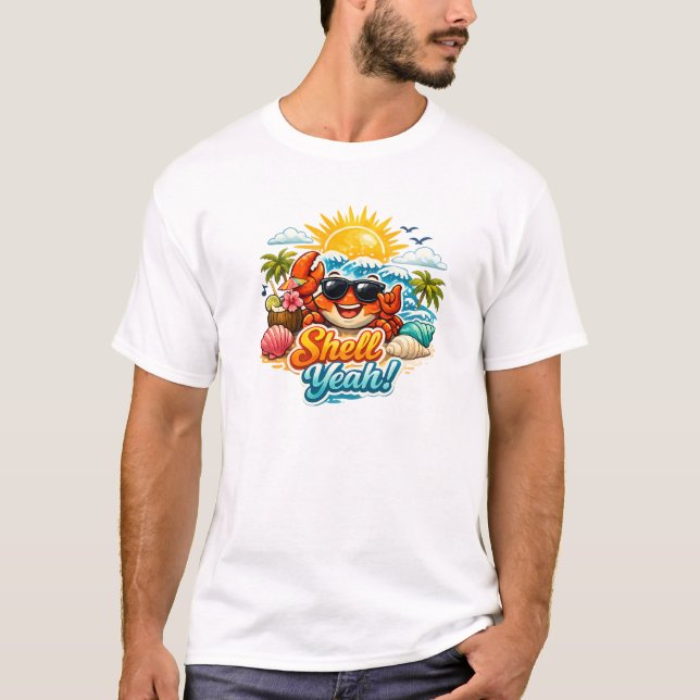 Golden Summer Escape – Basic Herren T-Shirt für de (Vorderseite)