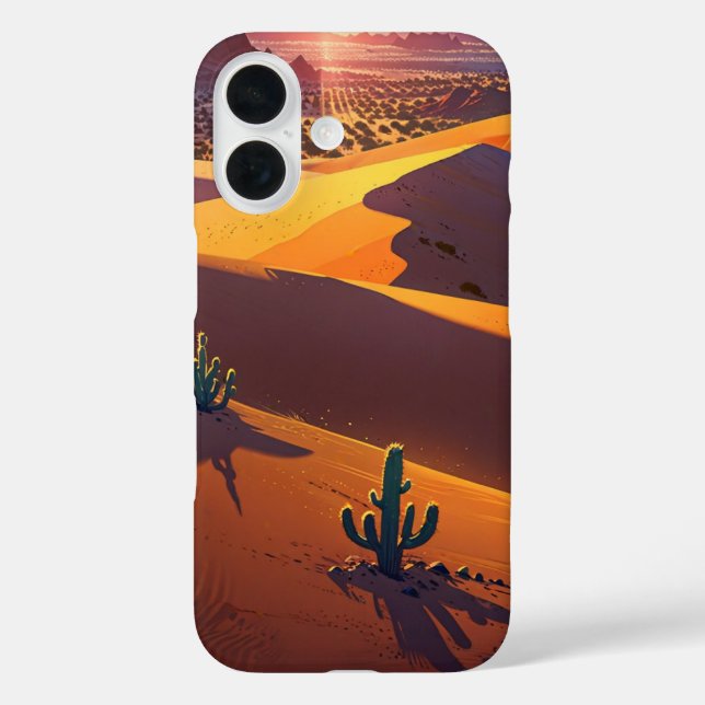 Golden Summer Wüste Case-Mate iPhone Hülle (Rückseite)