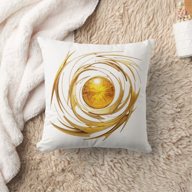 Golden Sun Art Throw Kissen (Decke)
