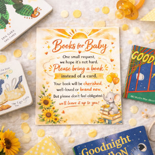 Golden Sun Baby Buch Stil Begleitkarte