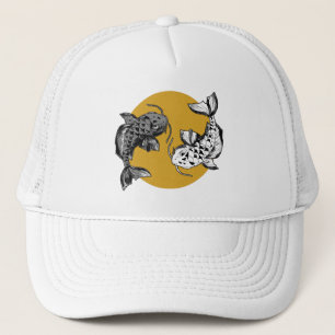 Golden Sun Koi Karpfen Truckerkappe