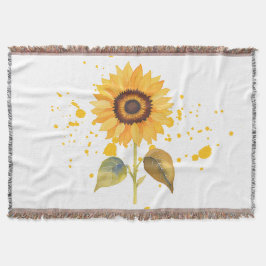 Golden Sunburst Decke