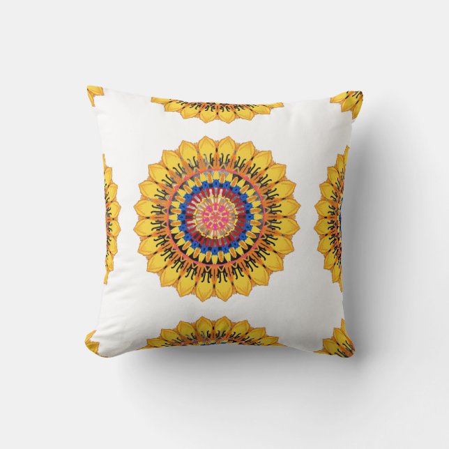 Golden sunburst  kissen (Vorderseite)