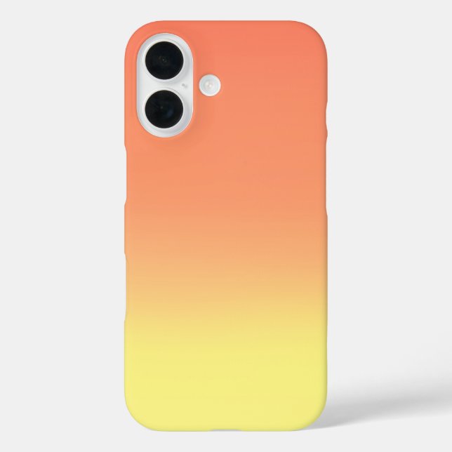 Golden Sunrise Ombre - iPhone 16 Fall Case-Mate iPhone Hülle (Rückseite)