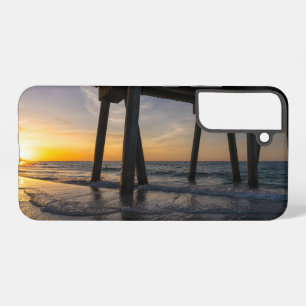 Golden Sunrise Under Pensacola Pier Samsung Galaxy Hülle