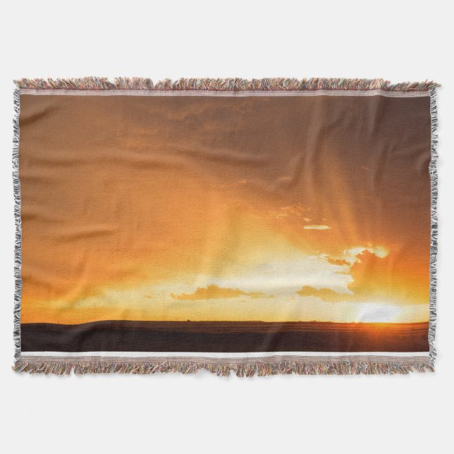 Golden Sunset Blanket Decke (Vorderseite)