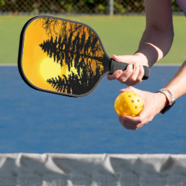 Golden Sunset Pine Tremola Pickleball Schläger