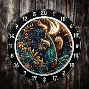 Golden Surfer Sonnenuntergang Gletscher Dartscheibe