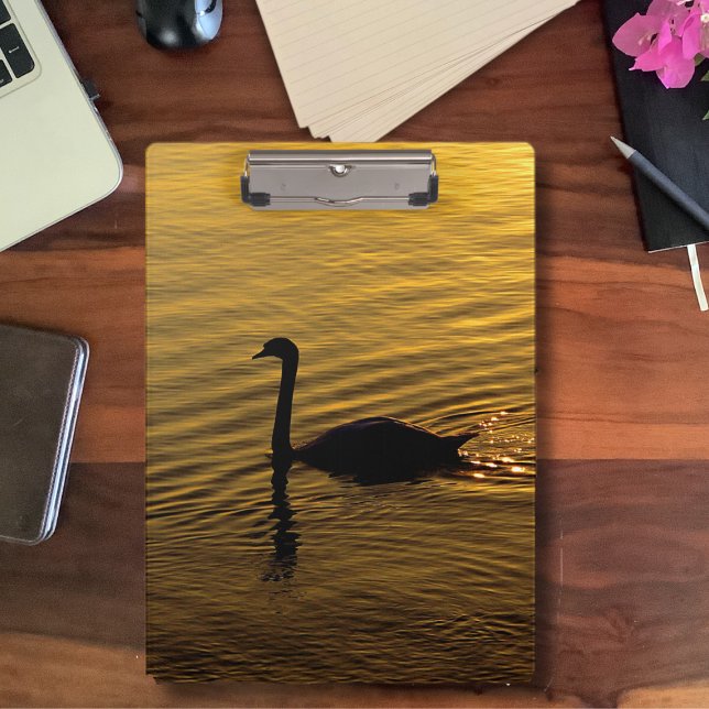 Golden Swan Klemmbrett (Von Creator hochgeladen)