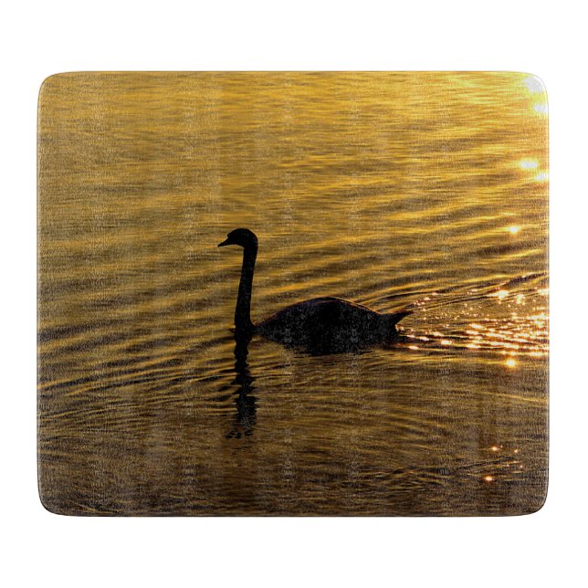 Golden Swan Schneidebrett (Vorderseite)