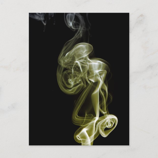 Golden Swirl Postkarte (Vorderseite)