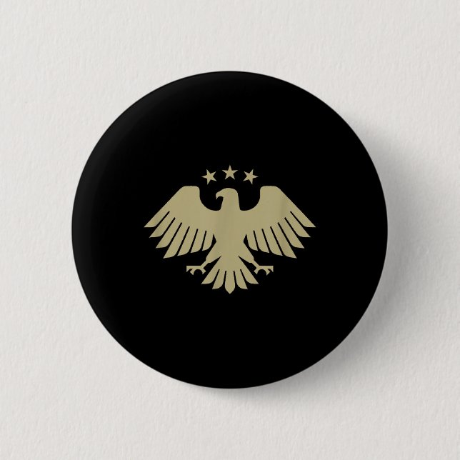 Golden Syrian Eagle - Nationales Emblem Button (Vorderseite)