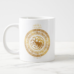 Golden Targaryen Wappen Jumbo-Tasse