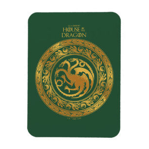 Golden Targaryen Wappen Magnet