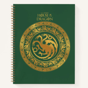 Golden Targaryen Wappen Notizbuch