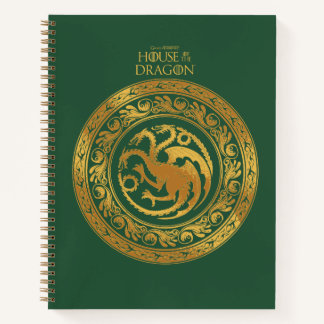 Golden Targaryen Wappen Notizbuch