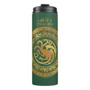 Golden Targaryen Wappen Thermosbecher