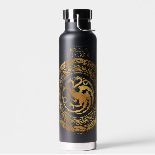 Golden Targaryen Wappen Trinkflasche