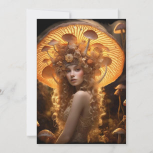 Golden Teacher Goddess Feiertagskarte