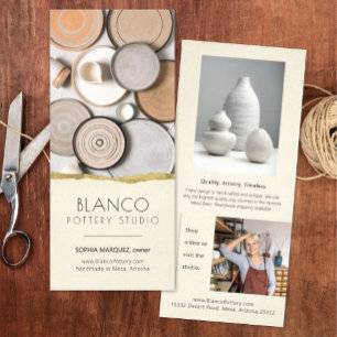 Golden Tee Creative Marketing Rack Card Werbekarte