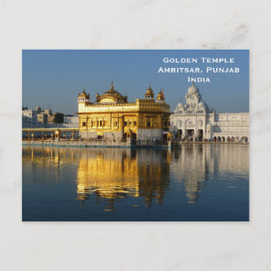 Golden Tempel Indien Vintag Tourismus Reisen hinzu Postkarte