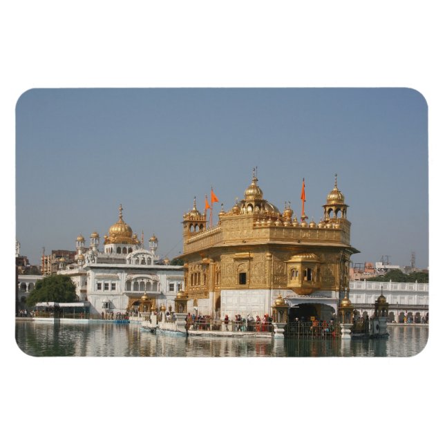 Golden Temple Harmandir Sahib Amritsar Nordindien Magnet (Horizontal)
